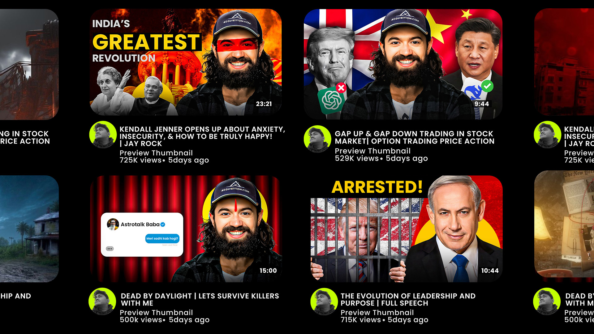 YouTube Thumbnail Portfolio